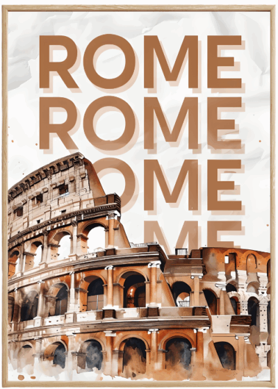 Plakat Rzym
