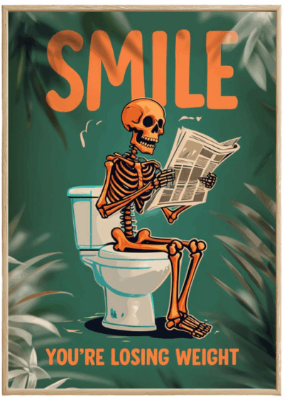 Plakat Uśmiechnij Się Chudniesz