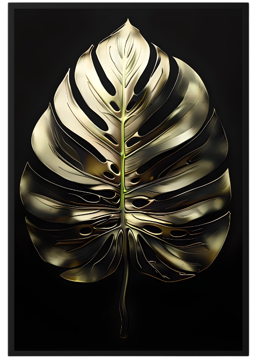 Plakat Złoty Liść Monstery