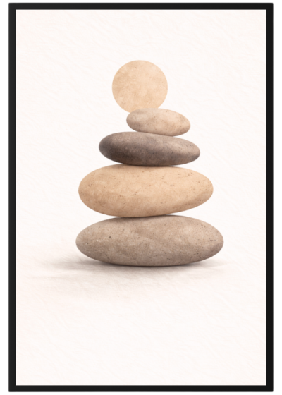 Plakat Kamienie Zen