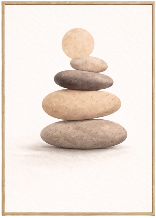 Plakat Kamienie Zen Kompozycja1