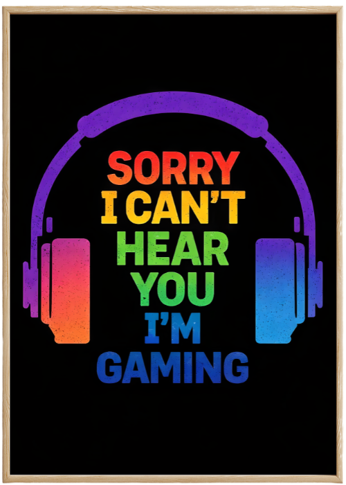 Plakat Gaming Mode On