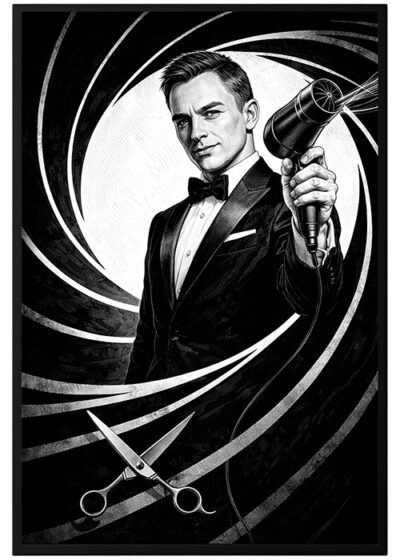Plakat Agent Fryzjer