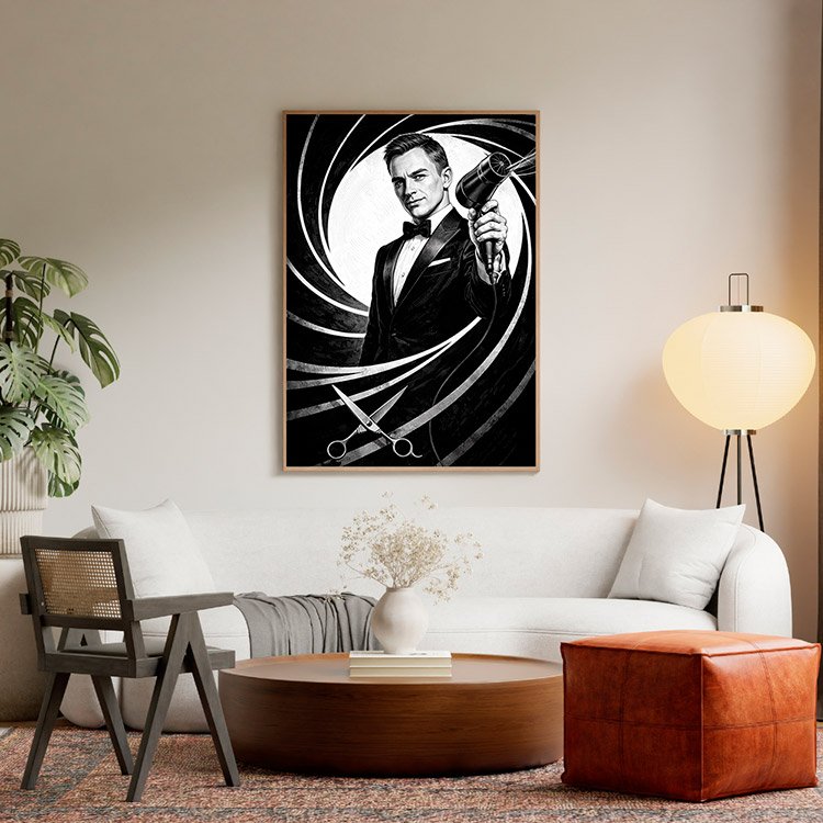 Plakat Agent Fryzjer Kompozycja 5