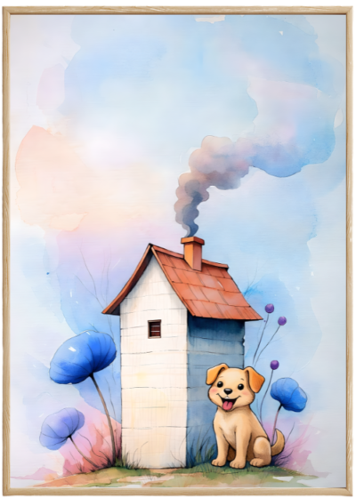 Plakat Baśniowy Domek