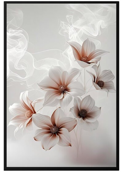 Plakat Delikatne Kwiaty