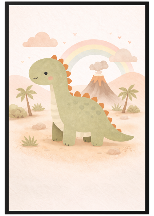 Plakat Dinozaur Kompozycja1