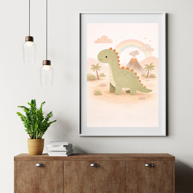 Plakat Dinozaur Kompozycja3