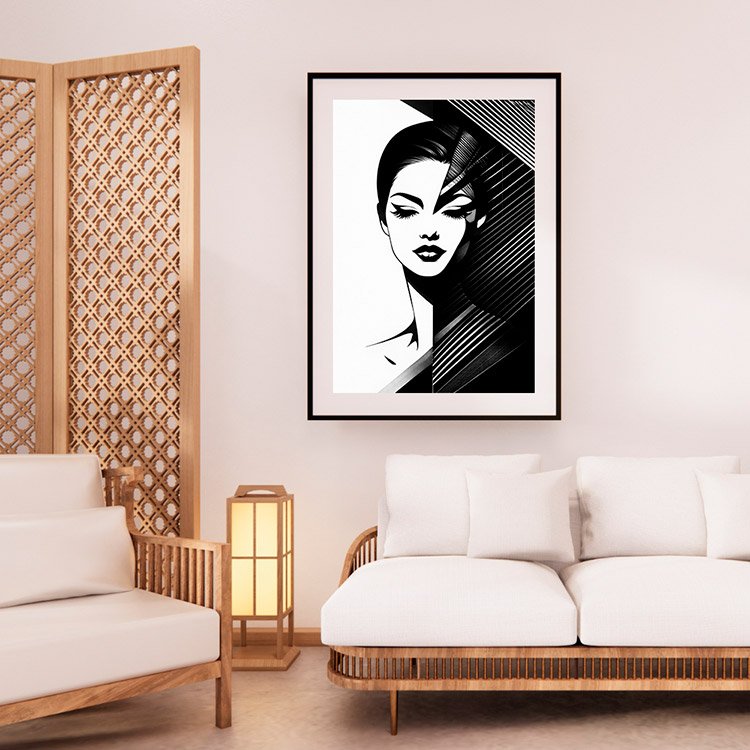 Plakat Do Salonu Fryzjerskiego Kompozycja 2