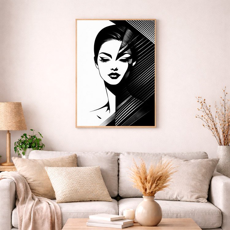 Plakat Do Salonu Fryzjerskiego Kompozycja 4