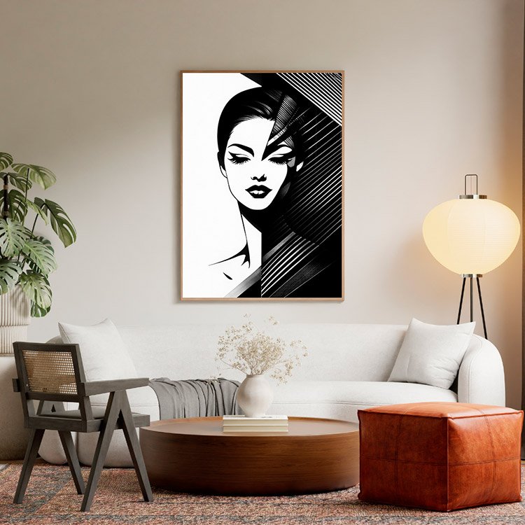 Plakat Do Salonu Fryzjerskiego Kompozycja 5