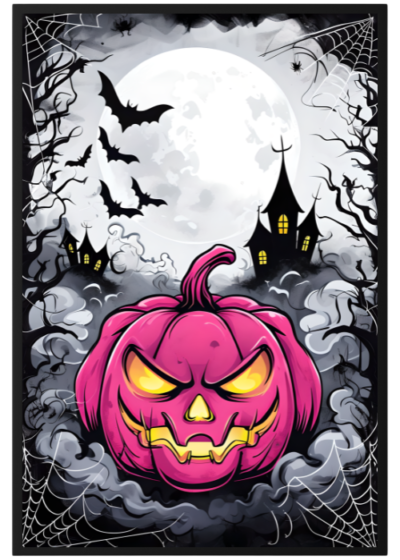 Plakat Dynia Halloween