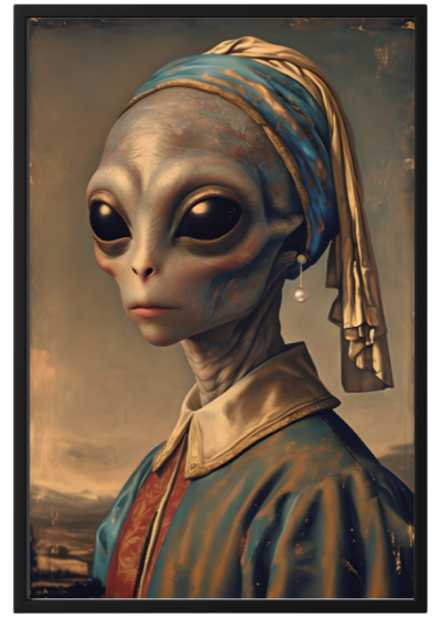 Plakat Dziewczyna Z Perłą Parodia