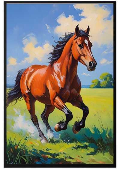 Plakat Galop Konia