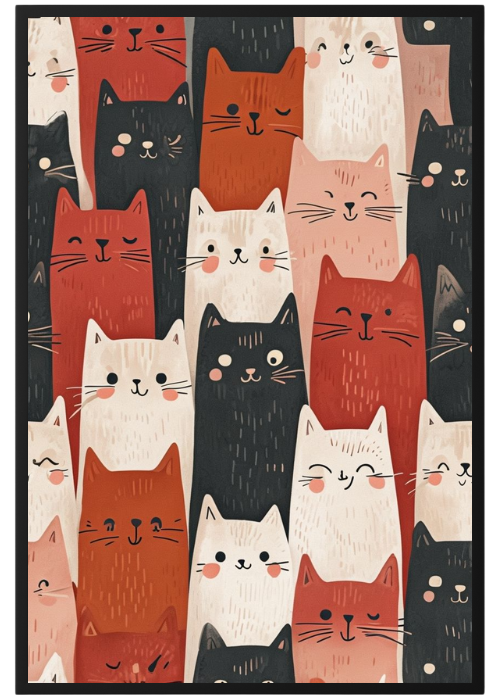 Plakat Gang Kotów Kompozycja1