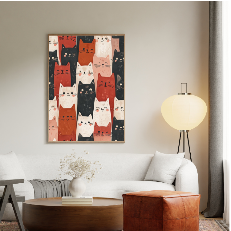 Plakat Gang Kotów Kompozycja2