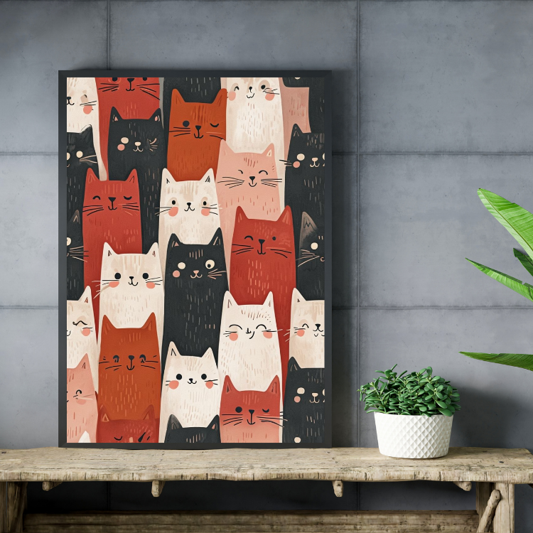 Plakat Gang Kotów Kompozycja3