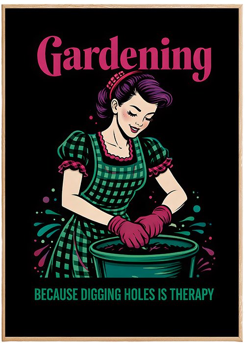 Plakat Gardening Kompozycja 1