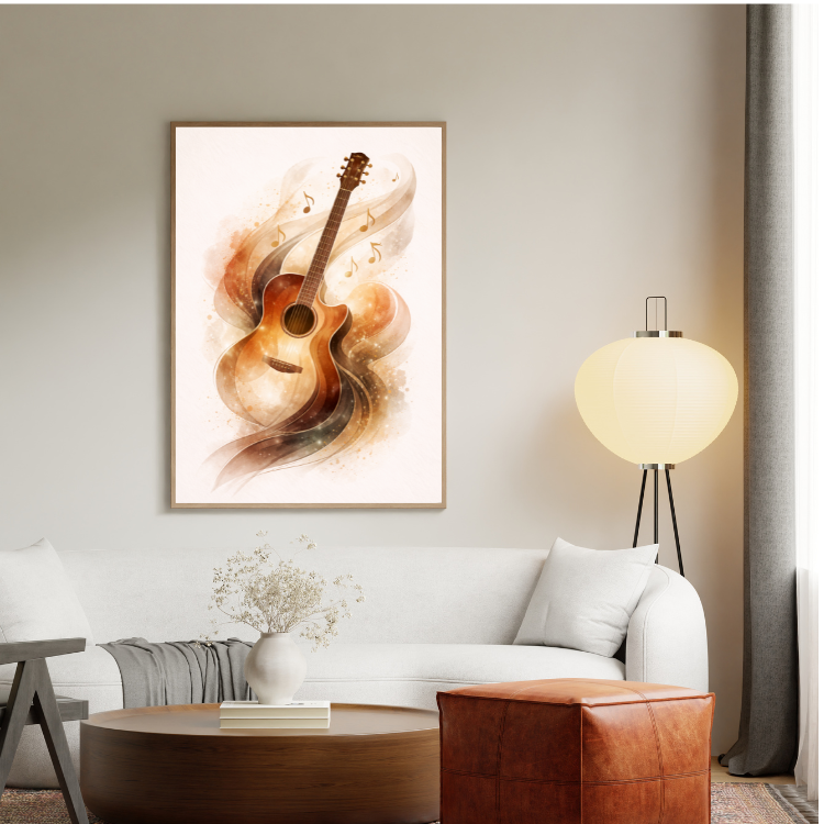 Plakat Gitara Art Kompozycja2
