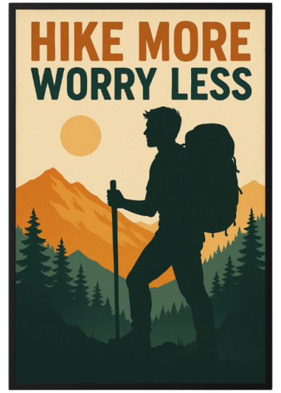 Plakat Hike More