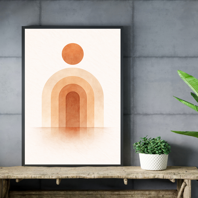 Plakat Japandi Art 2 Kompozycja4