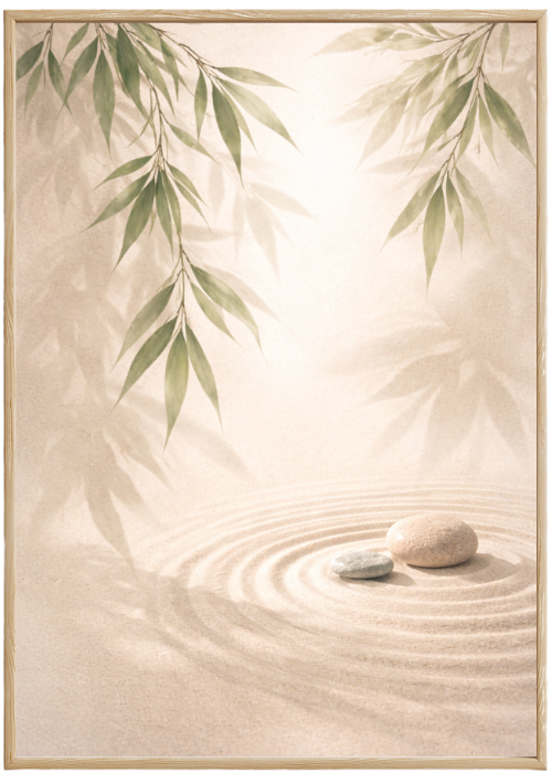 Plakat Japandi Boho 1 Kompozycja1