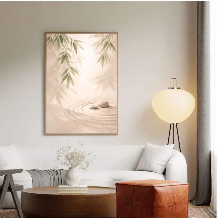 Plakat Japandi Boho 1 Kompozycja2