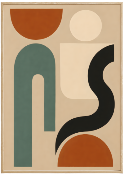 Plakat Japandi Sztuka