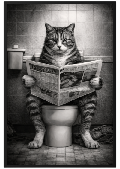 Plakat Kot Na Kibelku