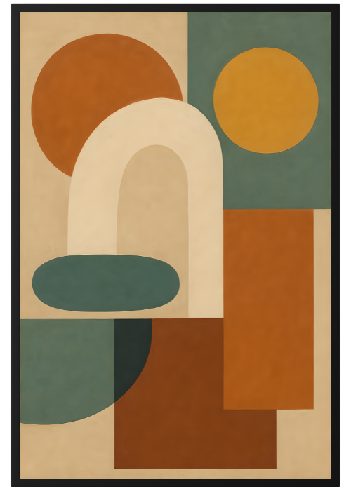 Plakat Kształty Salonowe