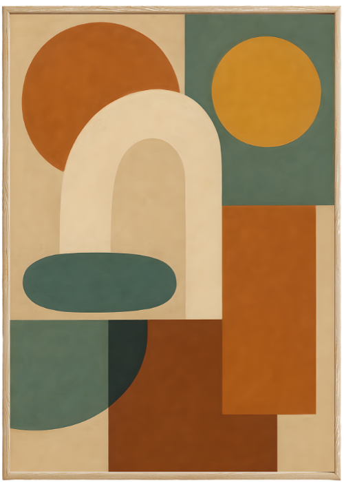 Plakat Kształty Salonowe Kompozycja1