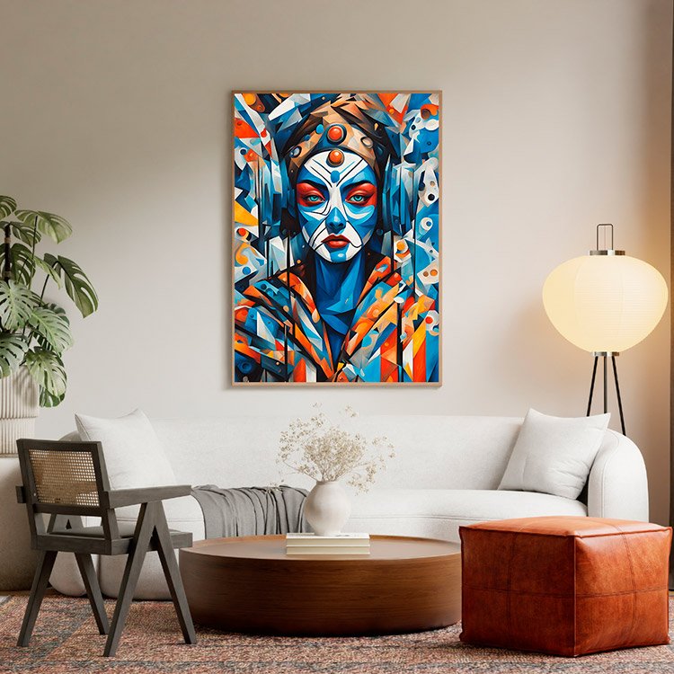 Plakat Kubistyczna Kobieta Kompozycja 5