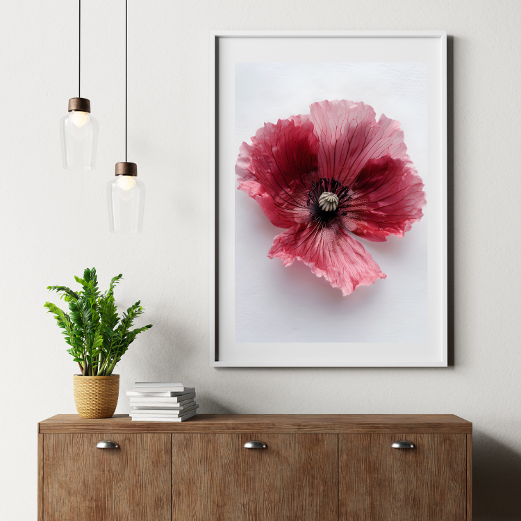 Plakat Kwiat W Powiększeniu Kompozycja3