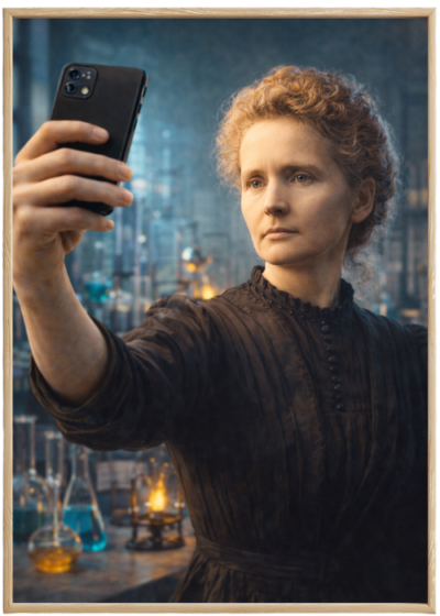 Plakat Maria Curie Selfie