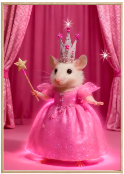 Plakat Mysz Księżniczka