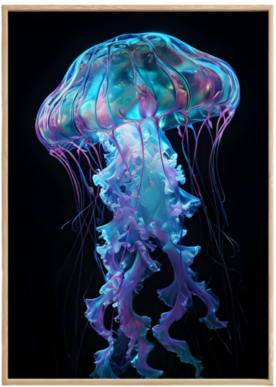 Plakat Neonowa Meduza