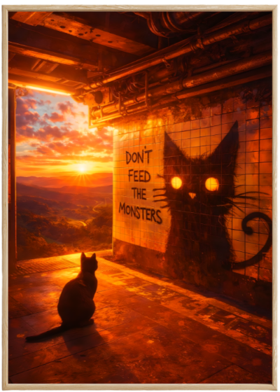 Plakat Nie Dokarmiaj Kota