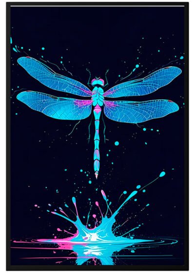 Plakat Niebieska Ważka