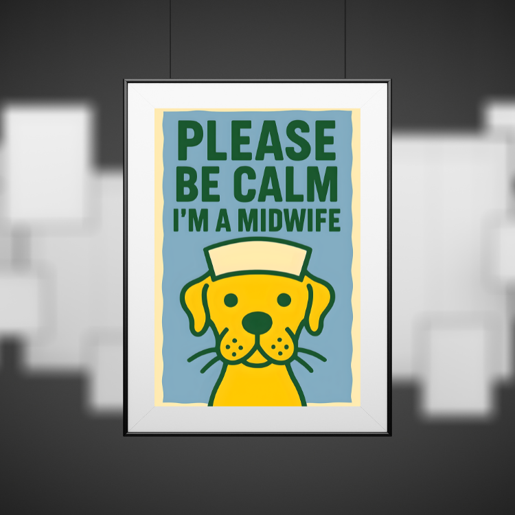 Plakat Pies Midwife Kompozycja4
