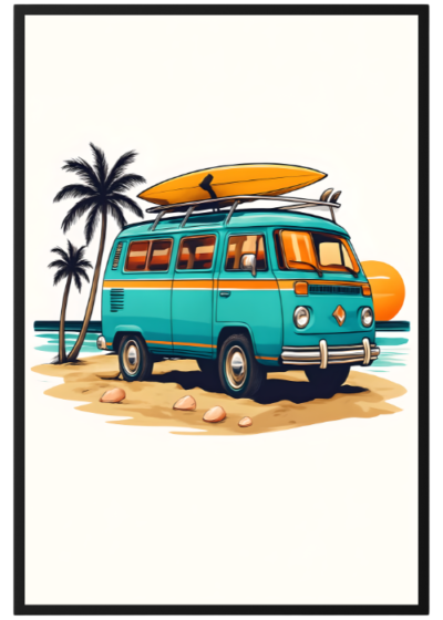 Plakat Retro Kamper