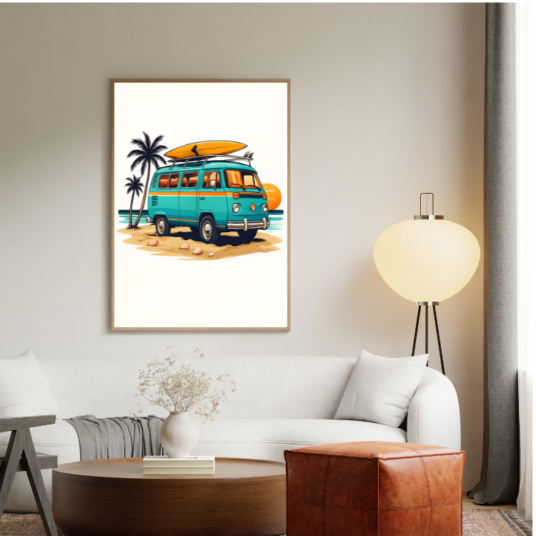 Plakat Retro Kamper Kompozycja2