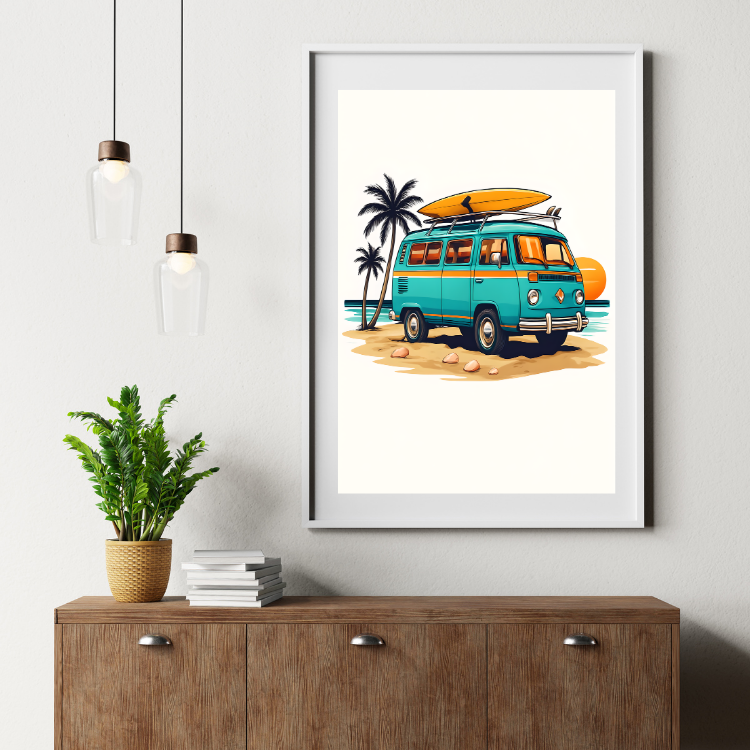 Plakat Retro Kamper Kompozycja4