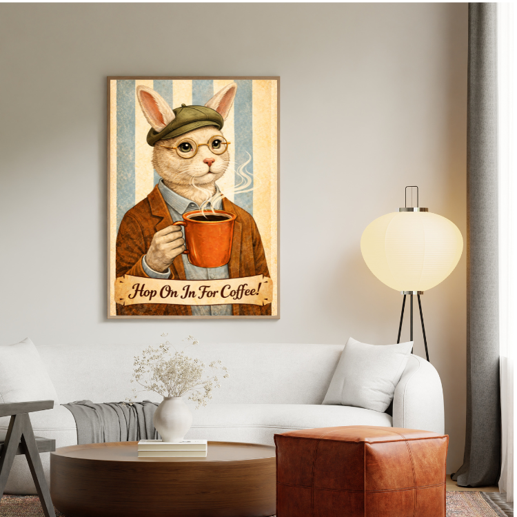 Plakat Skoczmy Na Kawę Kompozycja4