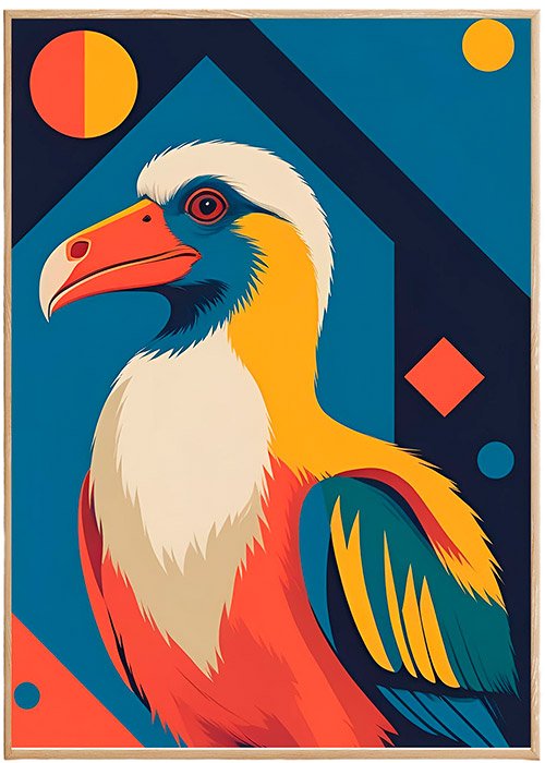 Plakat Taki Ptak Kompozycja 1