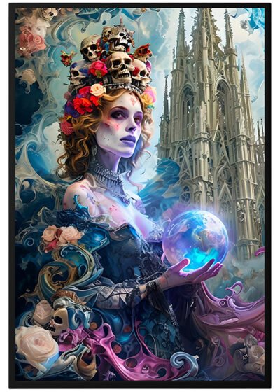 Plakat Wróżka Z Kulą