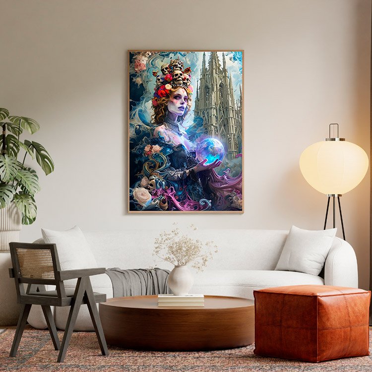 Plakat Wróżka Z Kulą Kompozycja 5