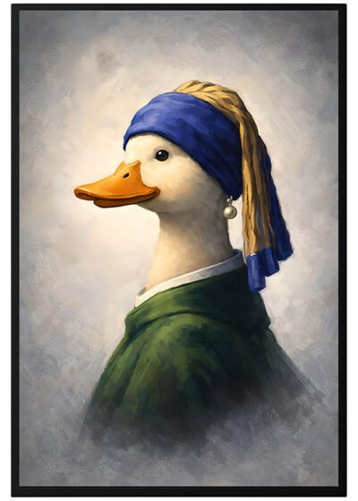 Plakat Duck With Pearl