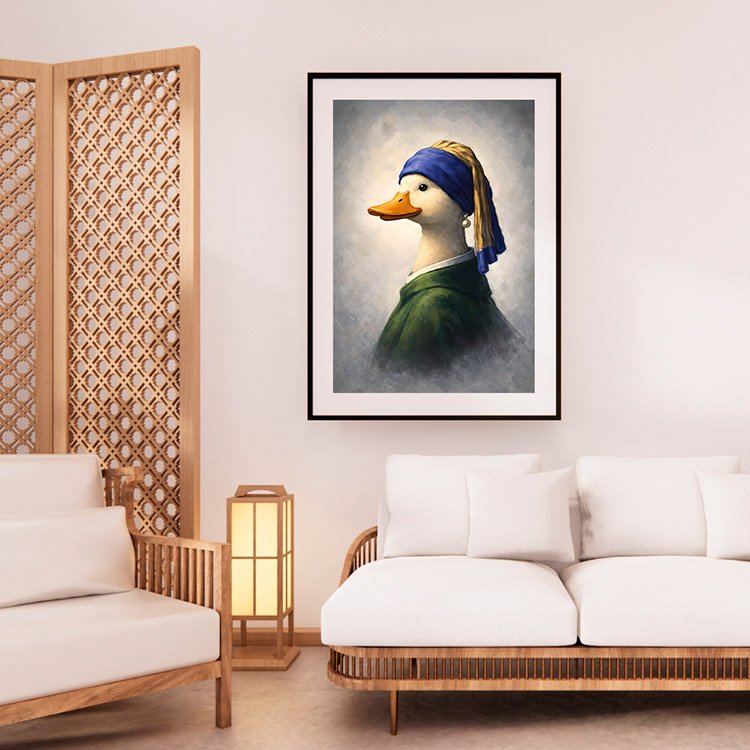 Plakat Duck With Pearl Kompozycja 2