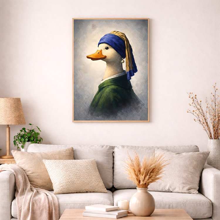 Plakat Duck With Pearl Kompozycja 4