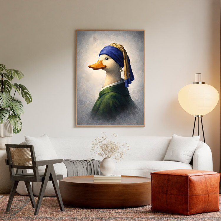 Plakat Duck With Pearl Kompozycja 5